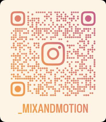 Scan to follow Mix and Motion on Instagram